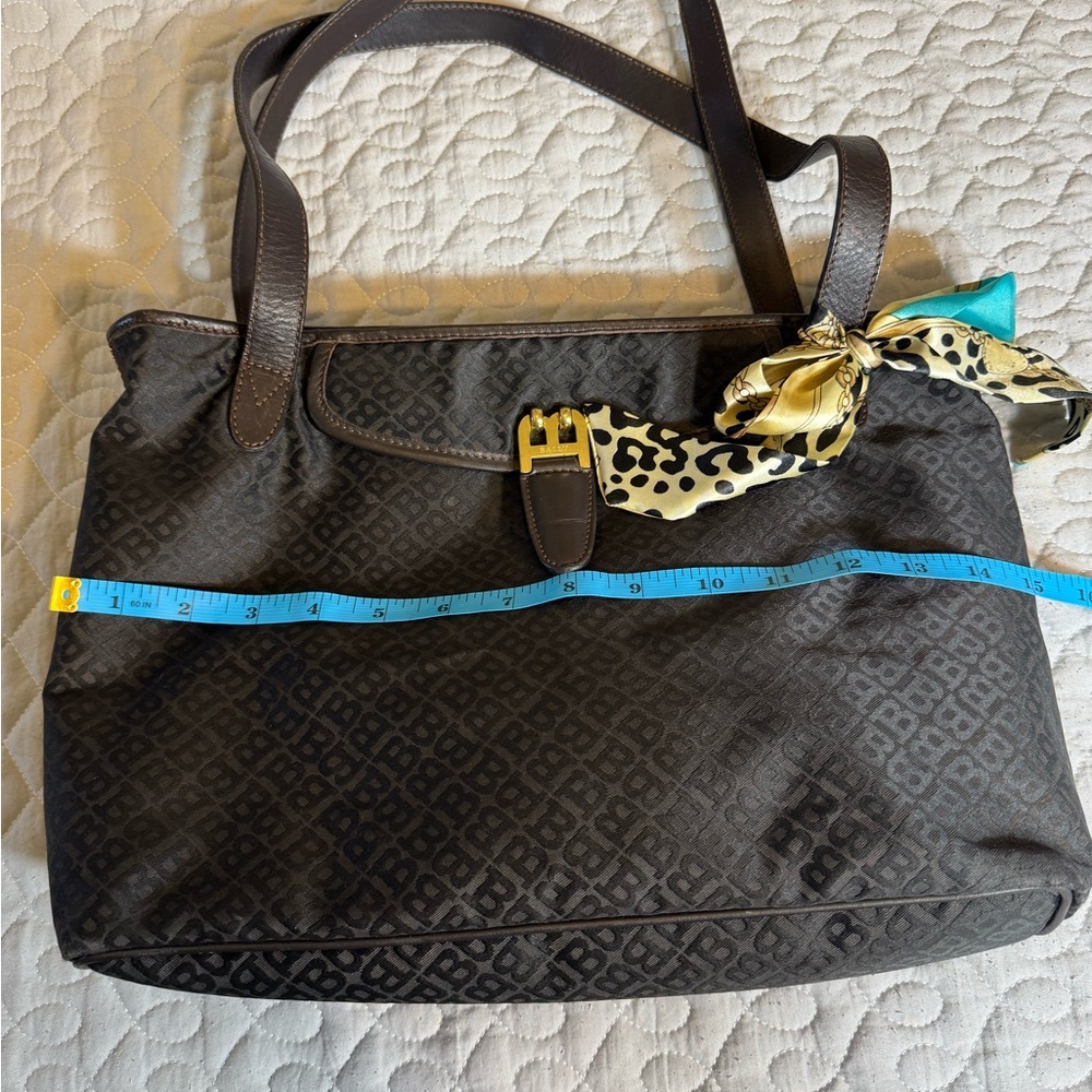 Bally Black and Brown Shoulder Bag - Picture 14 of 16